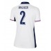 England Kyle Walker #2 Hjemmedrakt Dame EM 2024 Kortermet